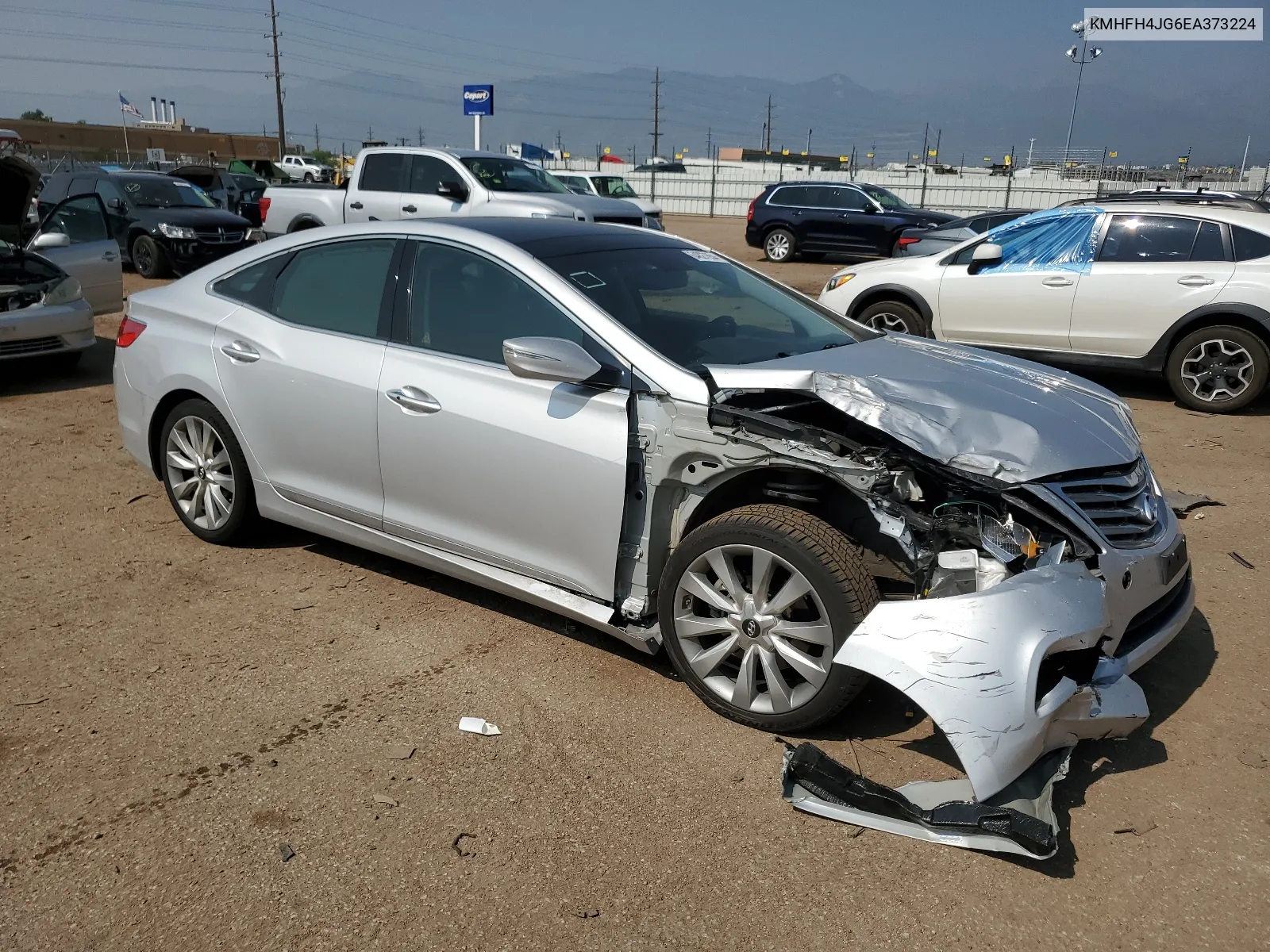 KMHFH4JG6EA373224 2014 Hyundai Azera Gls