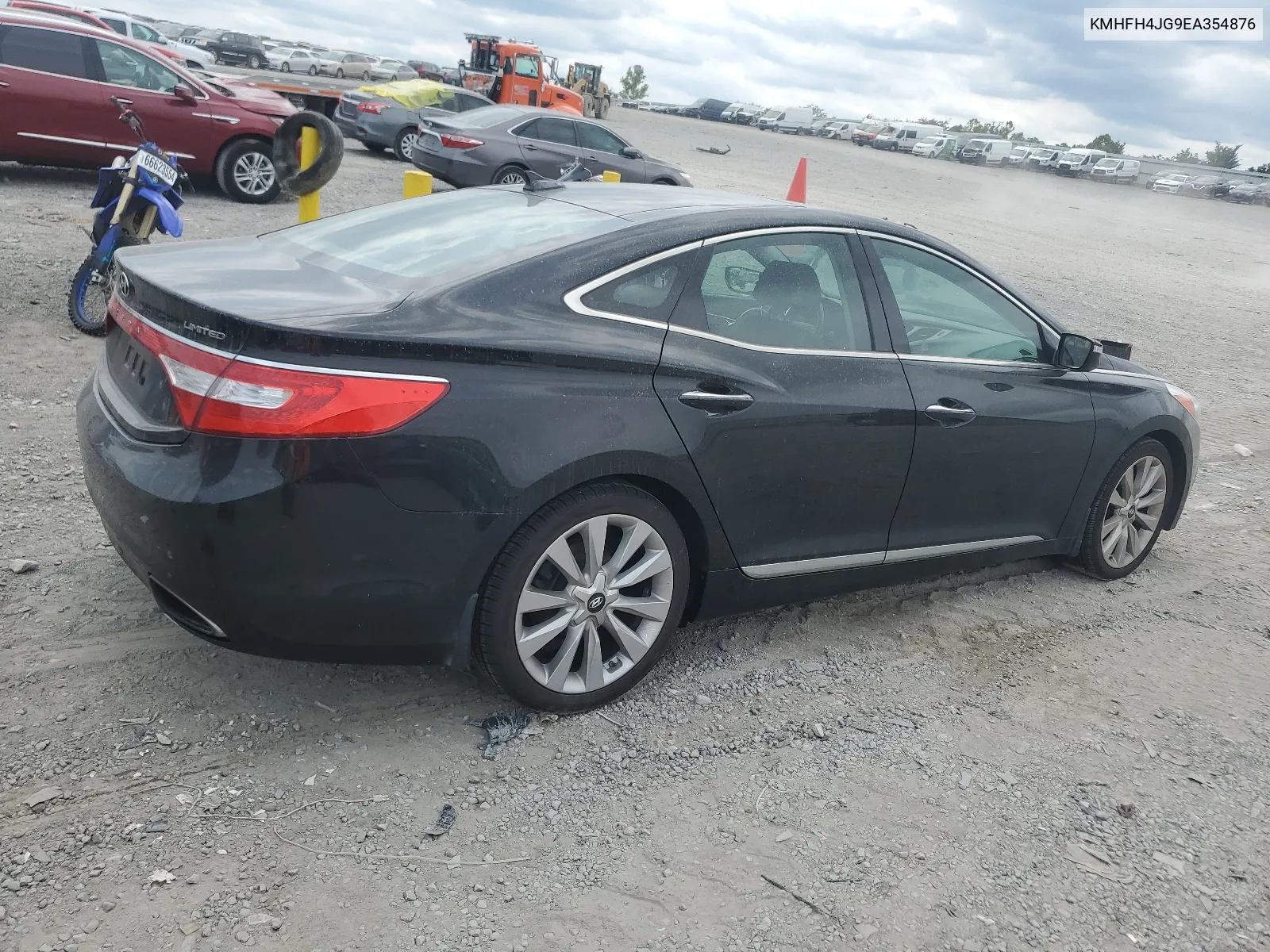 KMHFH4JG9EA354876 2014 Hyundai Azera Gls