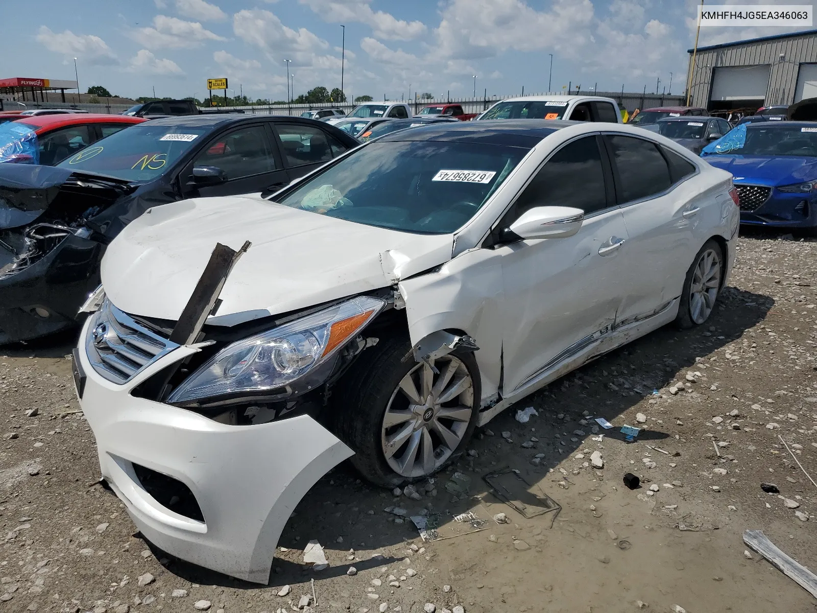 KMHFH4JG5EA346063 2014 Hyundai Azera Gls