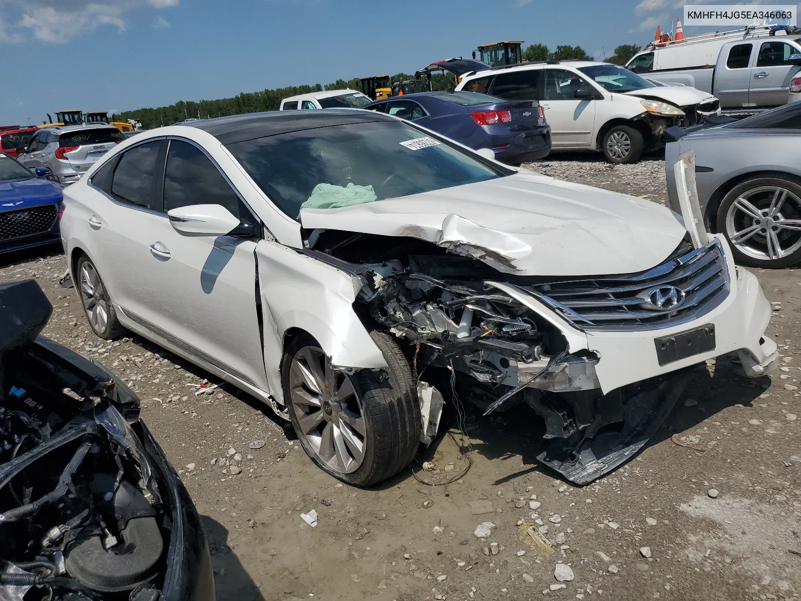 KMHFH4JG5EA346063 2014 Hyundai Azera Gls