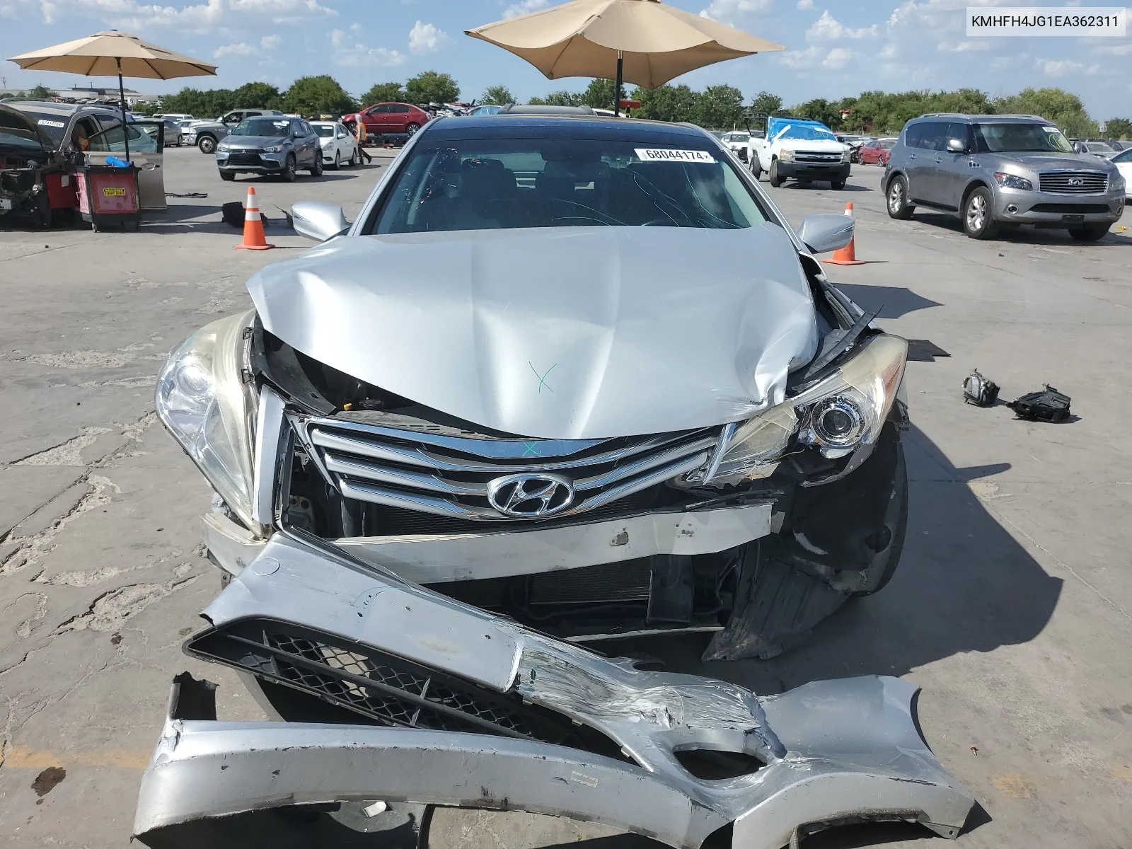 KMHFH4JG1EA362311 2014 Hyundai Azera Gls