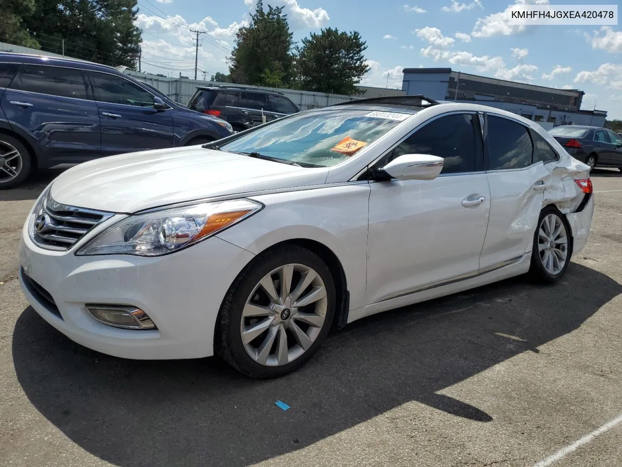 KMHFH4JGXEA420478 2014 Hyundai Azera Gls