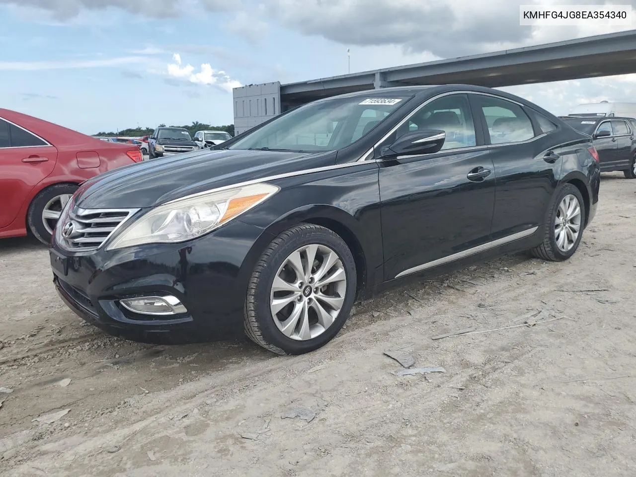 2014 Hyundai Azera VIN: KMHFG4JG8EA354340 Lot: 71593634