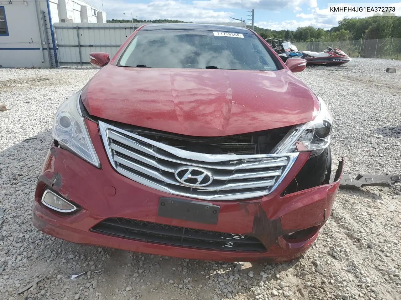 KMHFH4JG1EA372773 2014 Hyundai Azera Gls