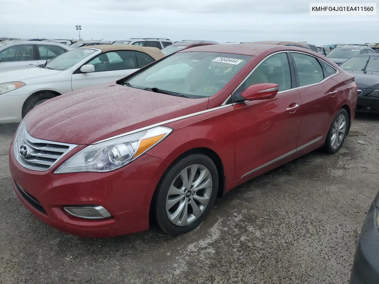 2014 Hyundai Azera VIN: KMHFG4JG1EA411560 Lot: 75545444