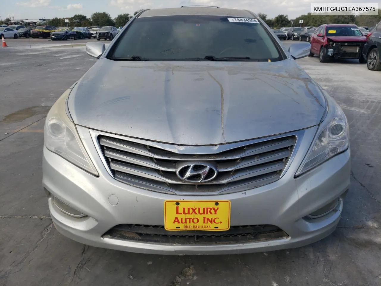 2014 Hyundai Azera VIN: KMHFG4JG1EA367575 Lot: 78494594