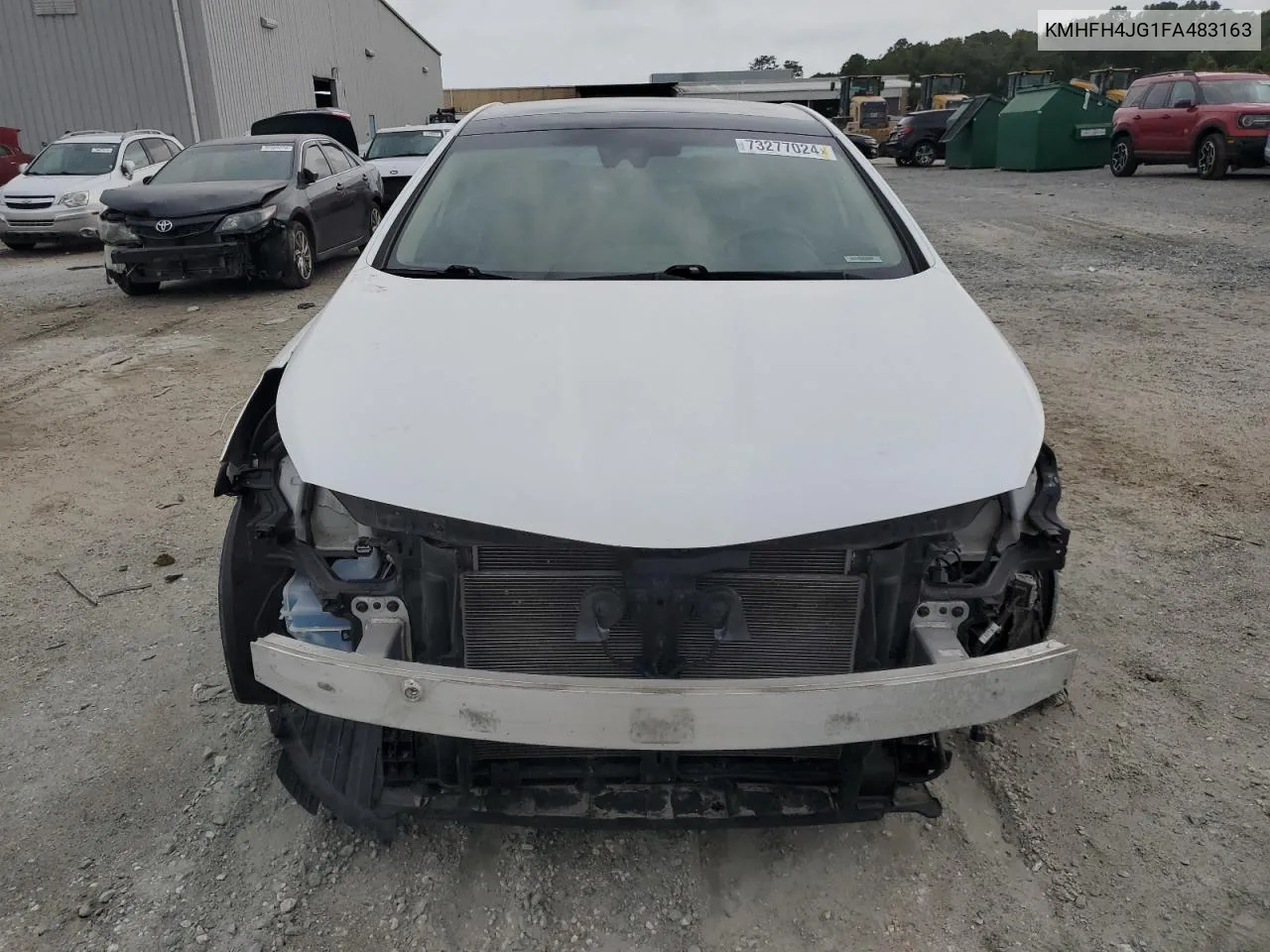 KMHFH4JG1FA483163 2015 Hyundai Azera Limited