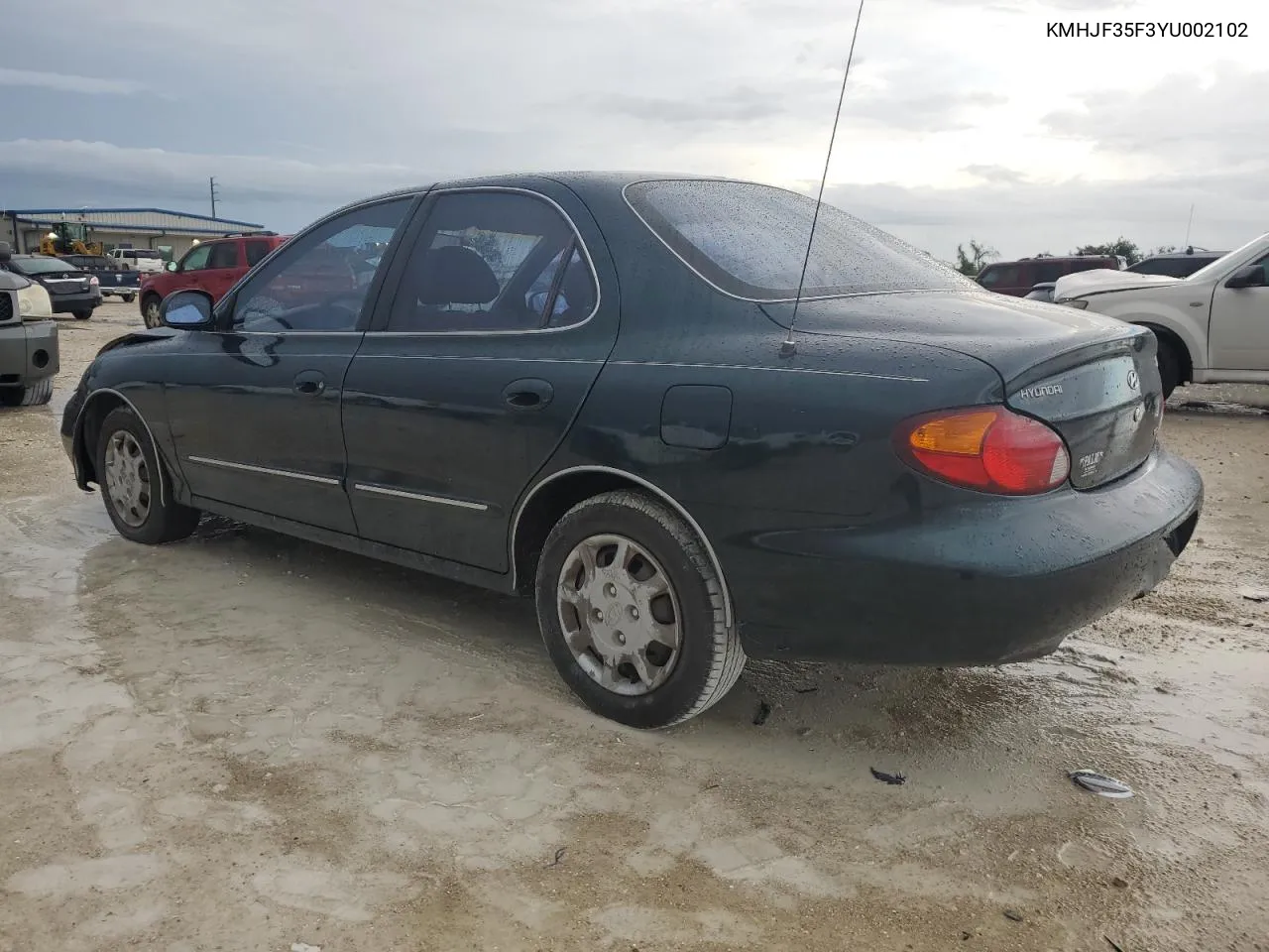 2000 Hyundai Elantra Gls VIN: KMHJF35F3YU002102 Lot: 73243004