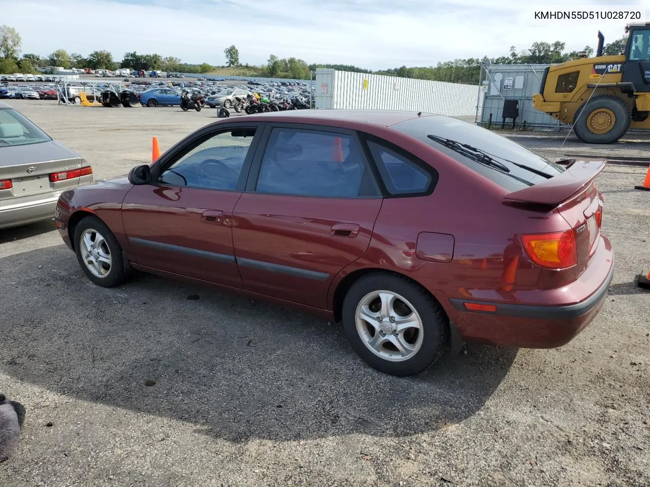 2001 Hyundai Elantra Gls VIN: KMHDN55D51U028720 Lot: 72858244