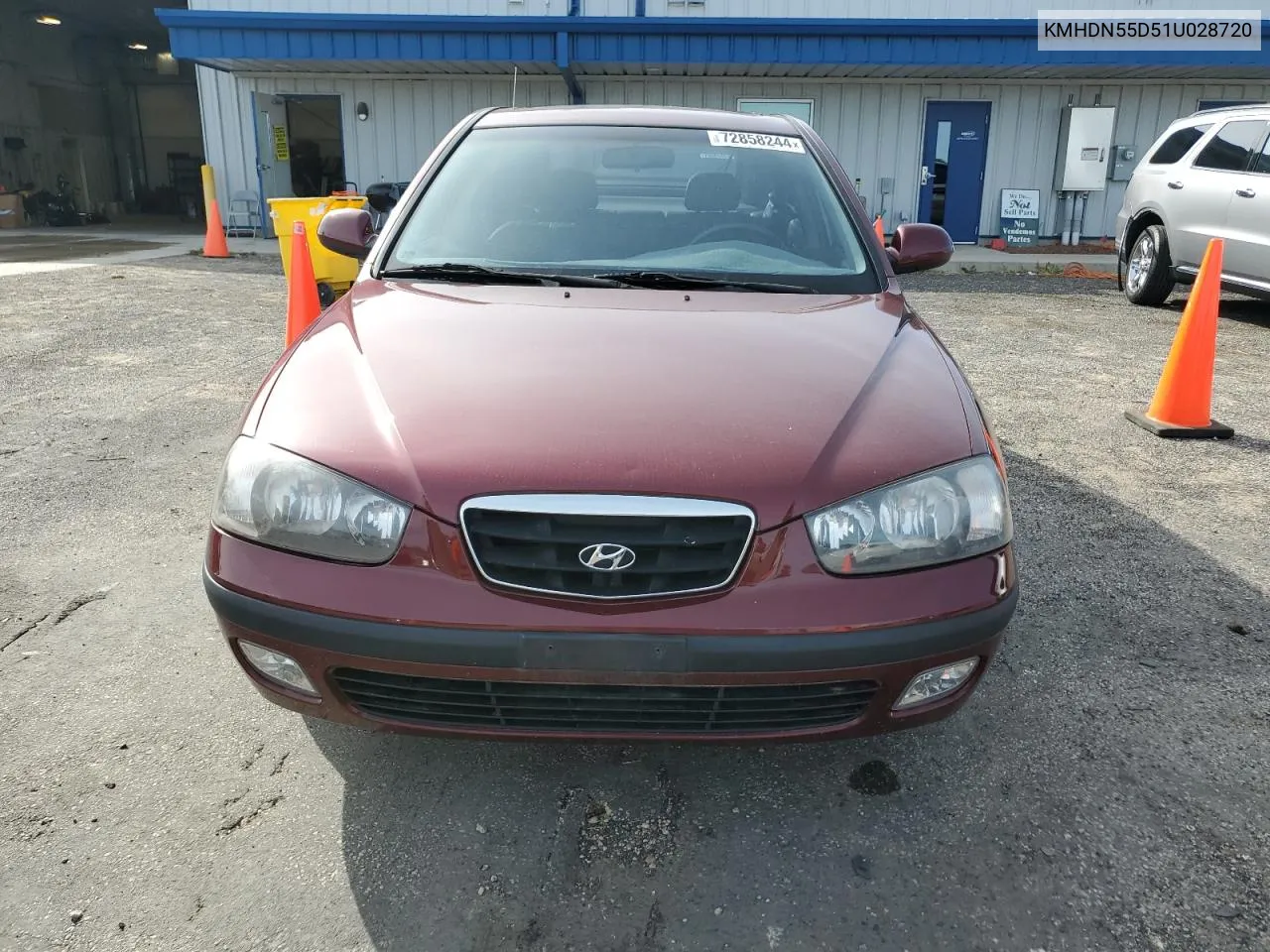 2001 Hyundai Elantra Gls VIN: KMHDN55D51U028720 Lot: 72858244