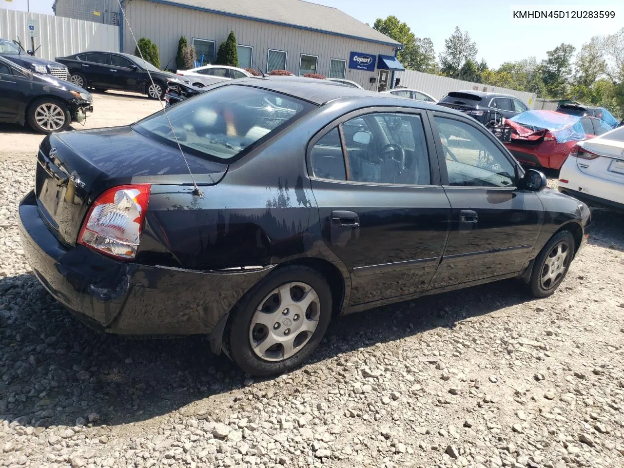 KMHDN45D12U283599 2002 Hyundai Elantra Gls