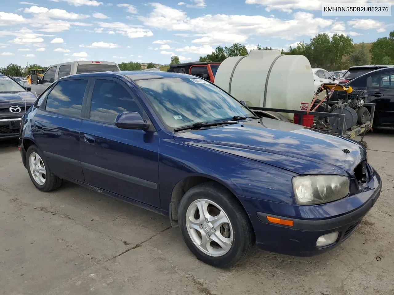 2002 Hyundai Elantra Gls VIN: KMHDN55D82U062376 Lot: 69841154