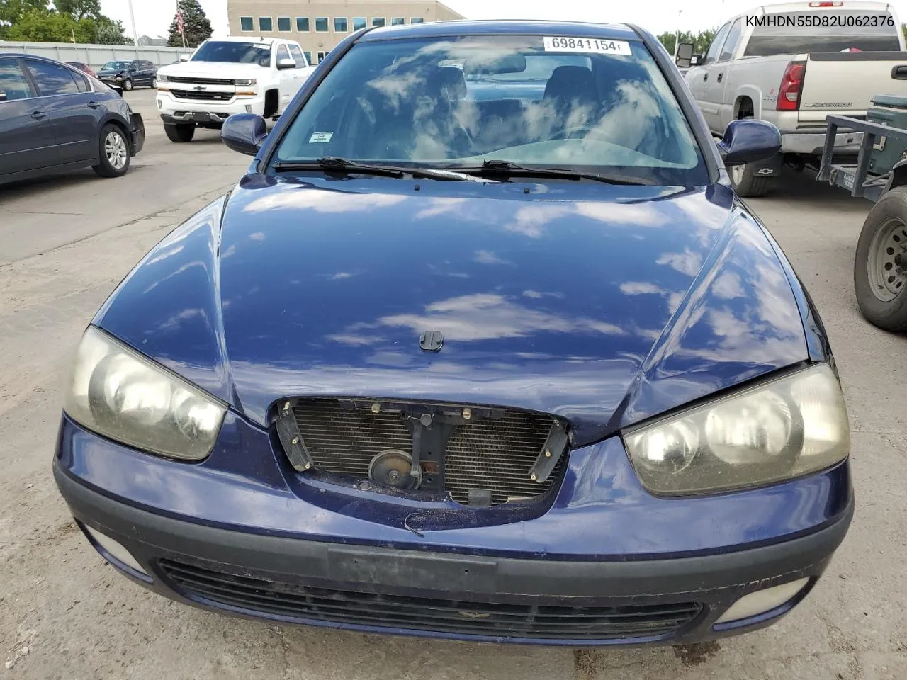 2002 Hyundai Elantra Gls VIN: KMHDN55D82U062376 Lot: 69841154