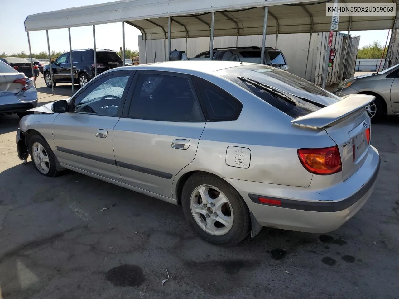 KMHDN55DX2U069068 2002 Hyundai Elantra Gls