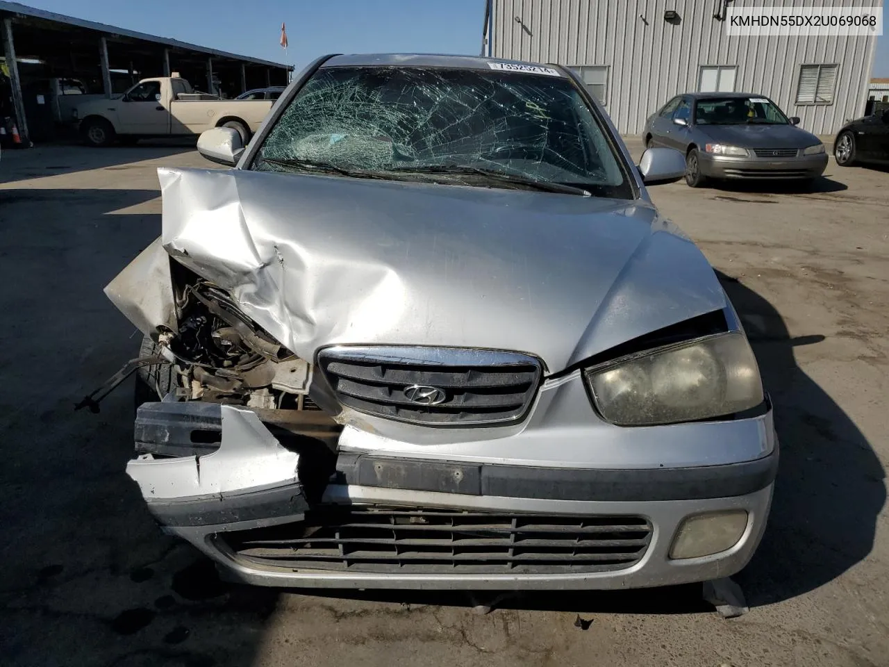 2002 Hyundai Elantra Gls VIN: KMHDN55DX2U069068 Lot: 73525214