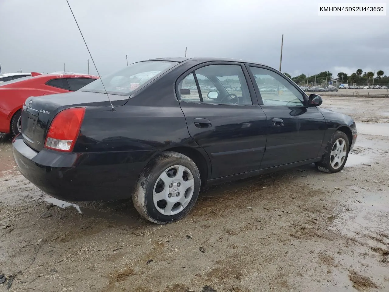 2002 Hyundai Elantra Gls VIN: KMHDN45D92U443650 Lot: 75556614