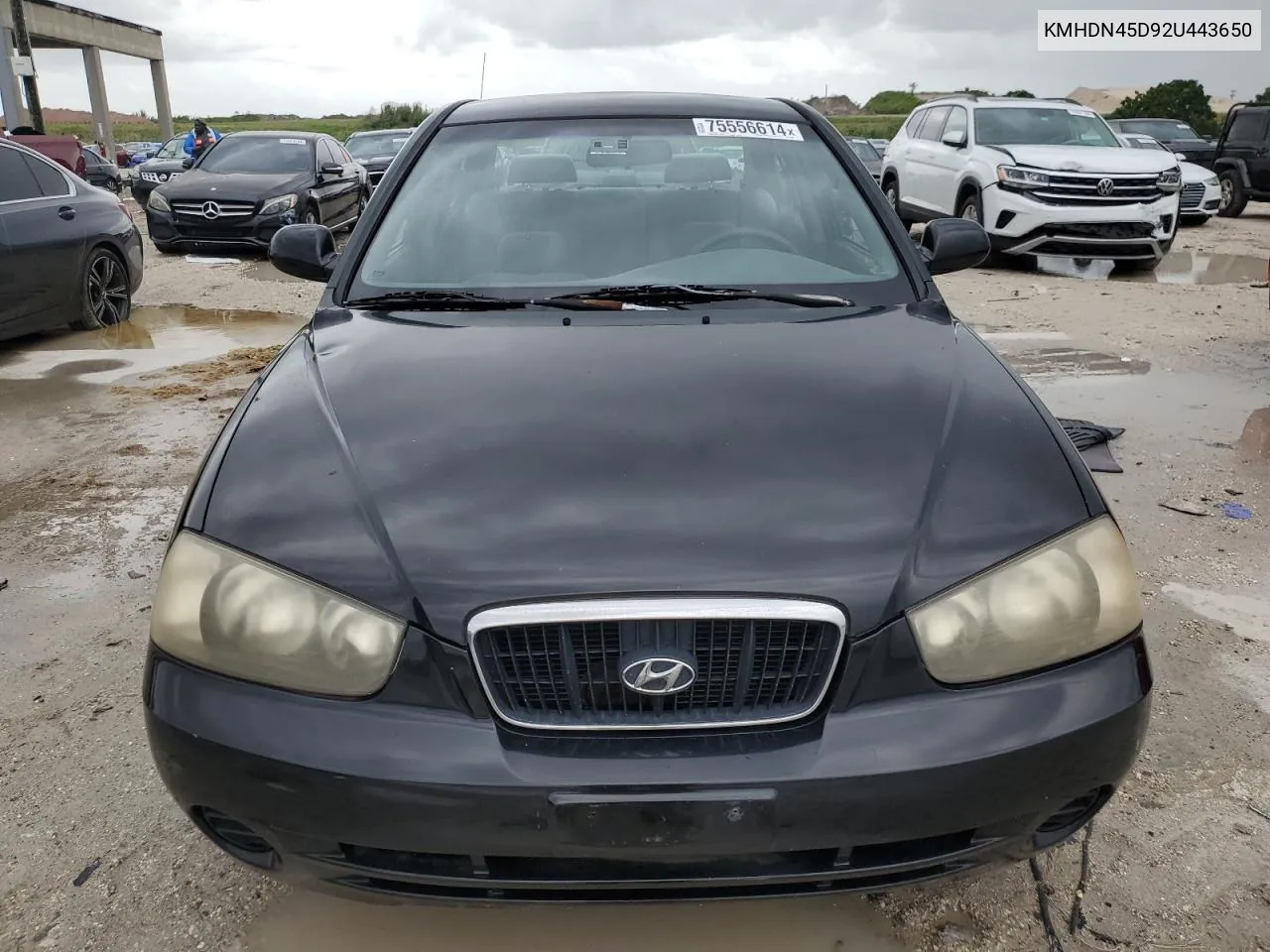 KMHDN45D92U443650 2002 Hyundai Elantra Gls