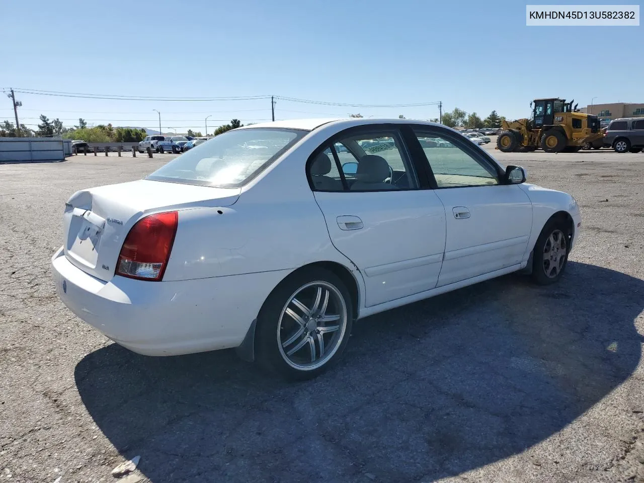 2003 Hyundai Elantra Gls VIN: KMHDN45D13U582382 Lot: 61249684