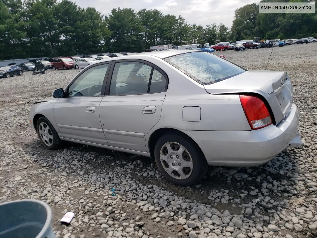 2003 Hyundai Elantra Gls VIN: KMHDN45D73U625235 Lot: 62965683