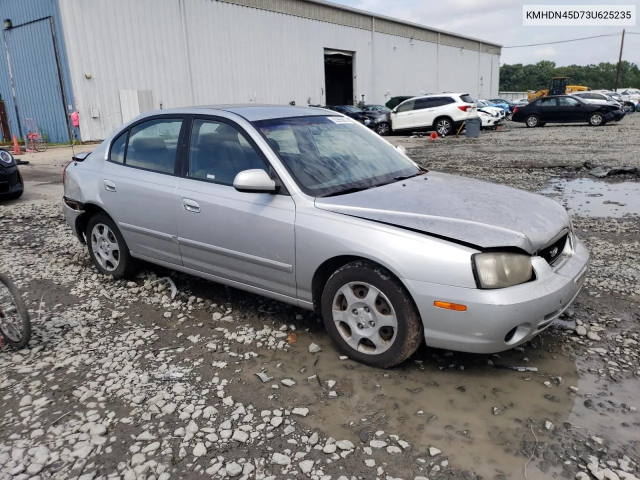 2003 Hyundai Elantra Gls VIN: KMHDN45D73U625235 Lot: 62965683