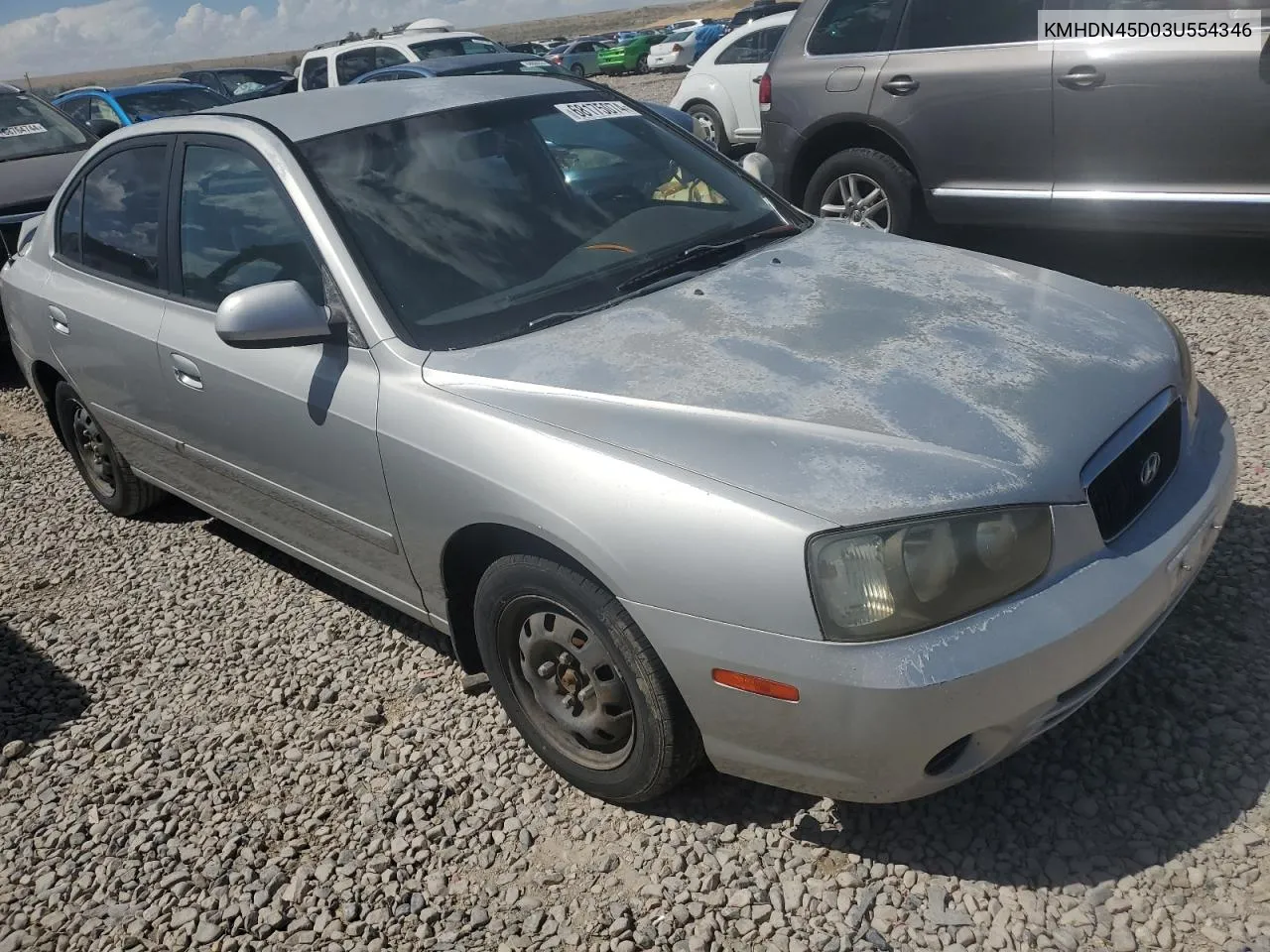 2003 Hyundai Elantra Gls VIN: KMHDN45D03U554346 Lot: 68175074