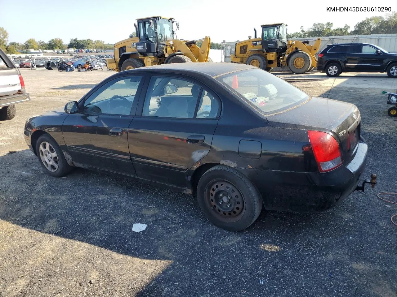 KMHDN45D63U610290 2003 Hyundai Elantra Gls