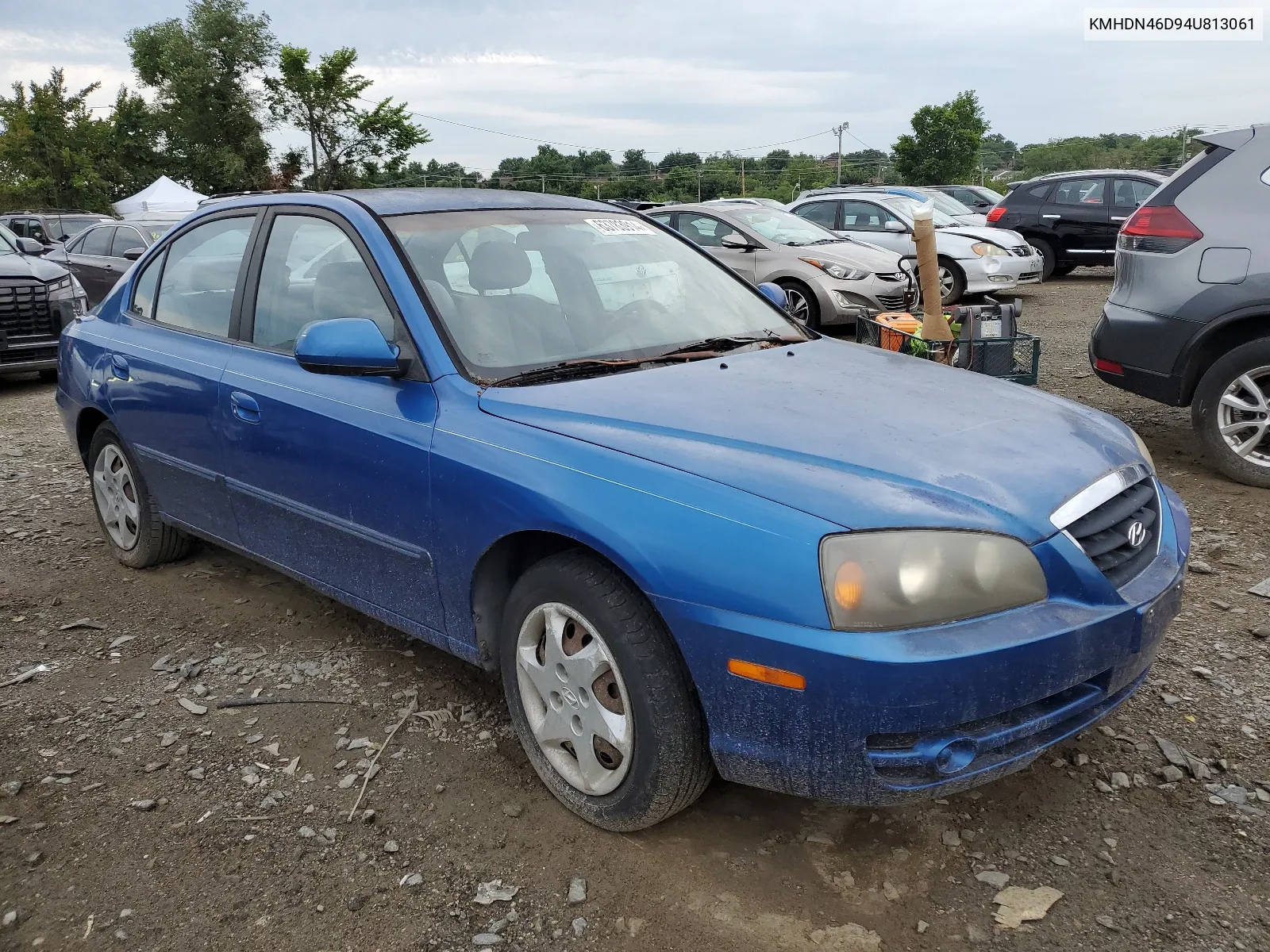 2004 Hyundai Elantra Gls VIN: KMHDN46D94U813061 Lot: 63783914