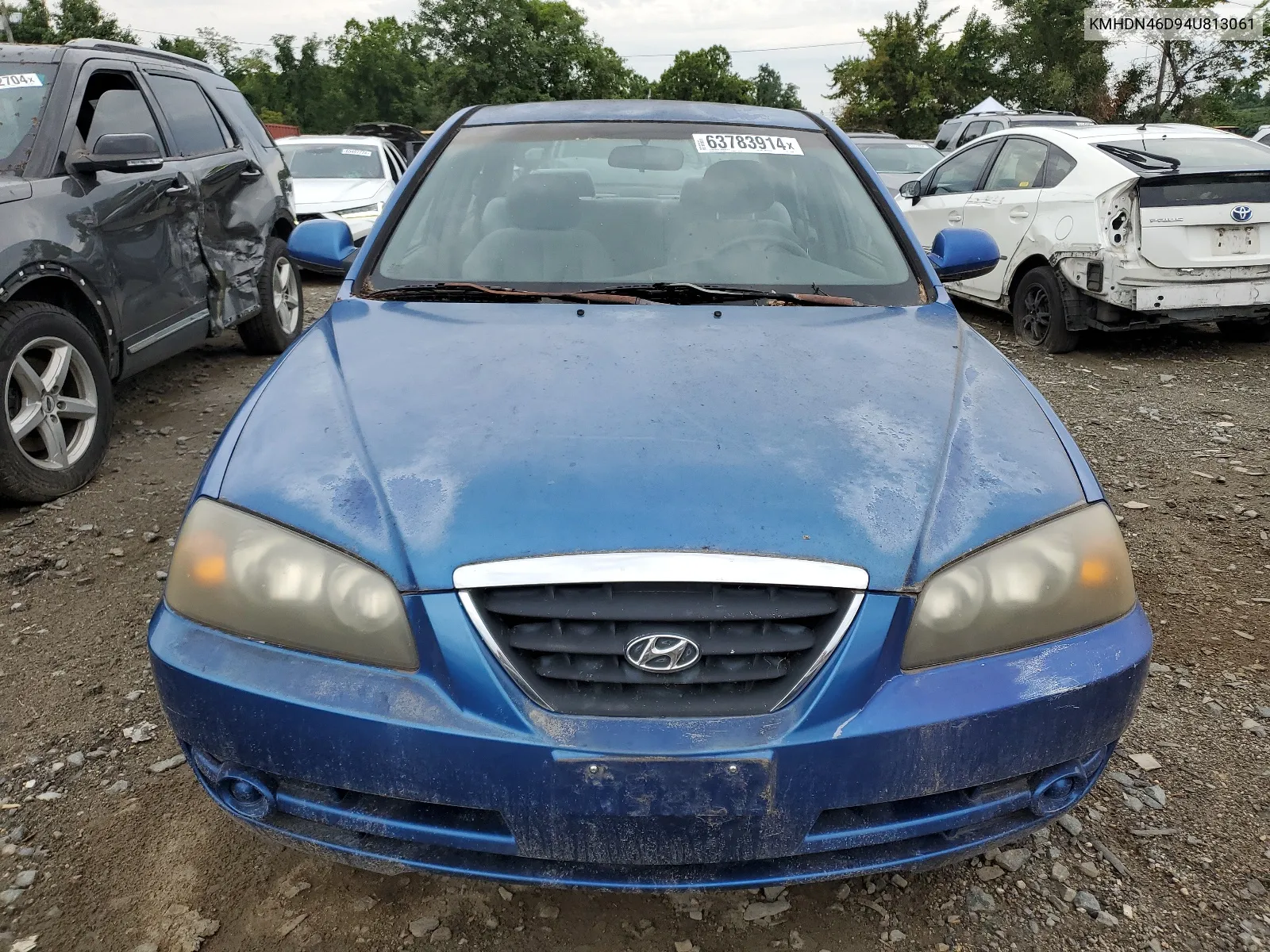 2004 Hyundai Elantra Gls VIN: KMHDN46D94U813061 Lot: 63783914