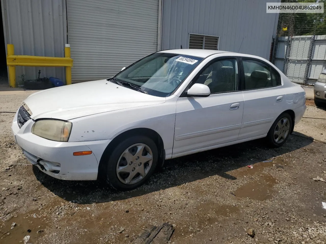 2004 Hyundai Elantra Gls VIN: KMHDN46D04U862049 Lot: 68294894