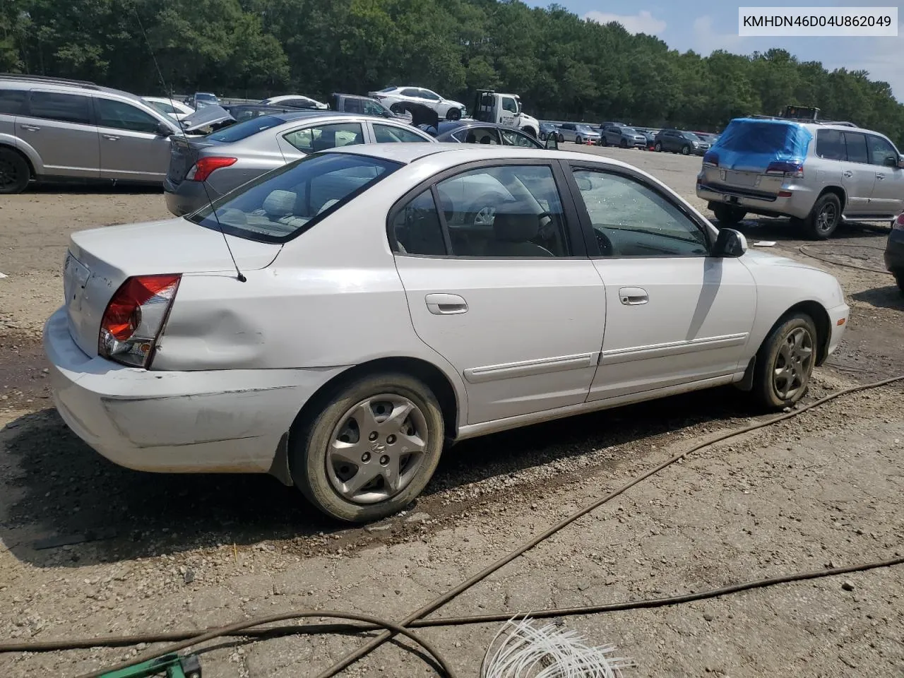 2004 Hyundai Elantra Gls VIN: KMHDN46D04U862049 Lot: 68294894