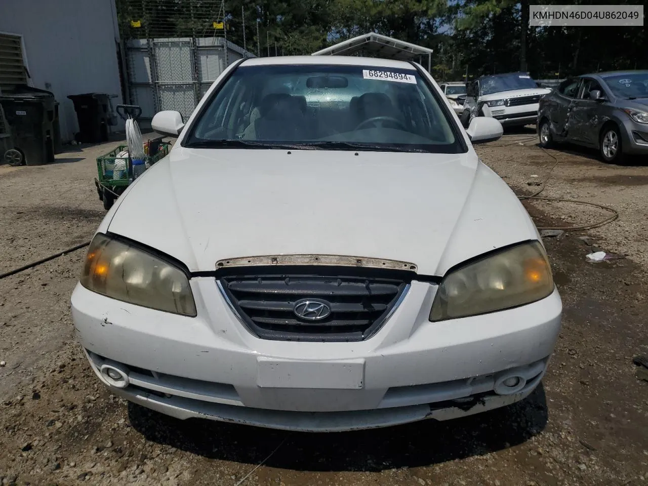 2004 Hyundai Elantra Gls VIN: KMHDN46D04U862049 Lot: 68294894