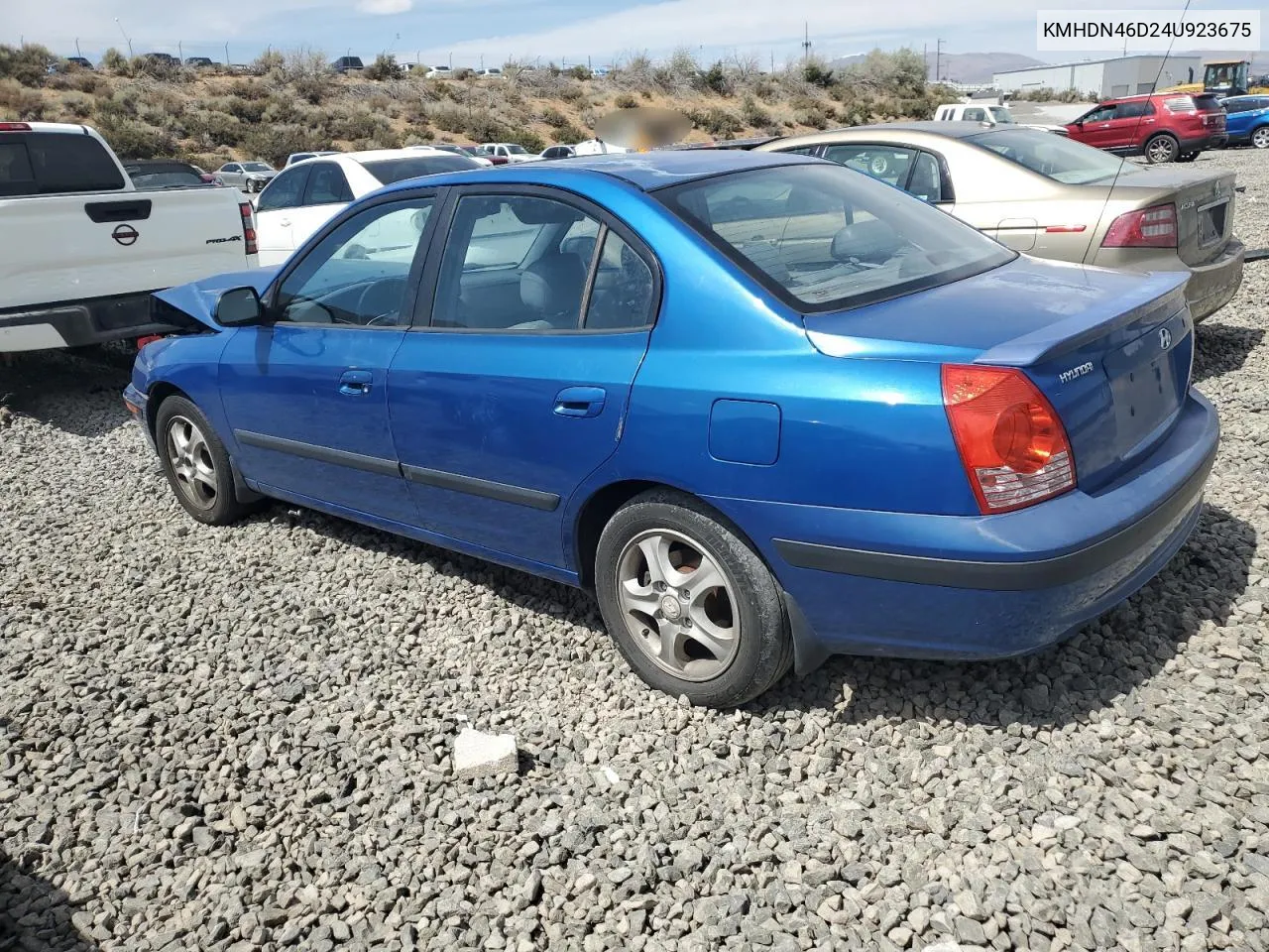 KMHDN46D24U923675 2004 Hyundai Elantra Gls