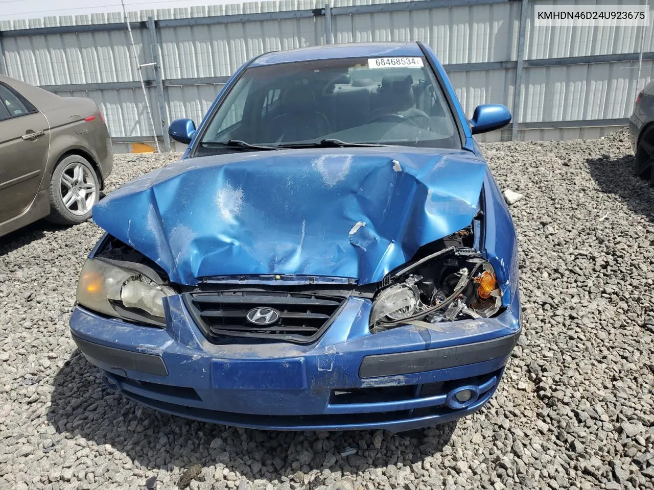 2004 Hyundai Elantra Gls VIN: KMHDN46D24U923675 Lot: 68468534