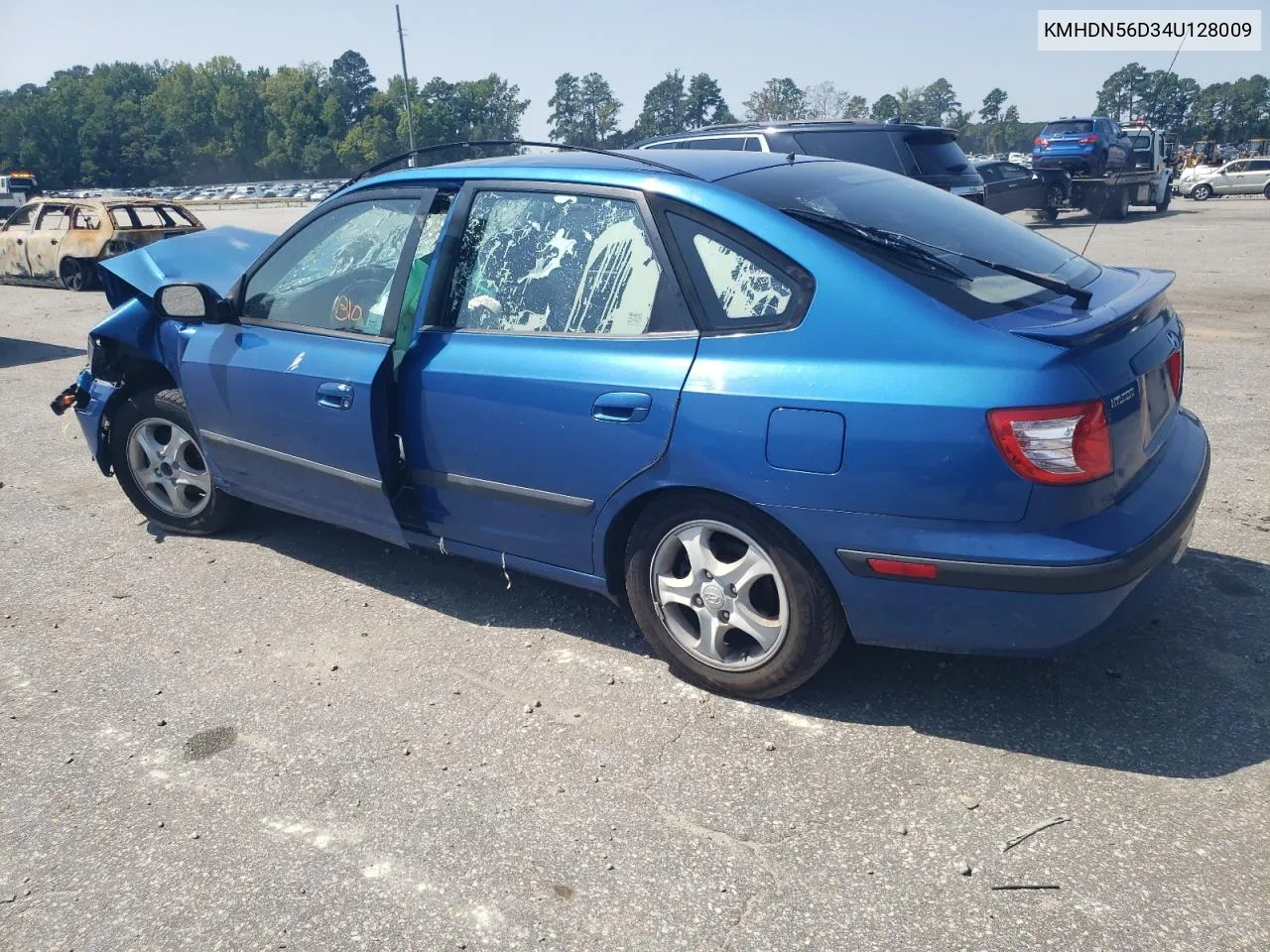 2004 Hyundai Elantra Gls VIN: KMHDN56D34U128009 Lot: 71038594