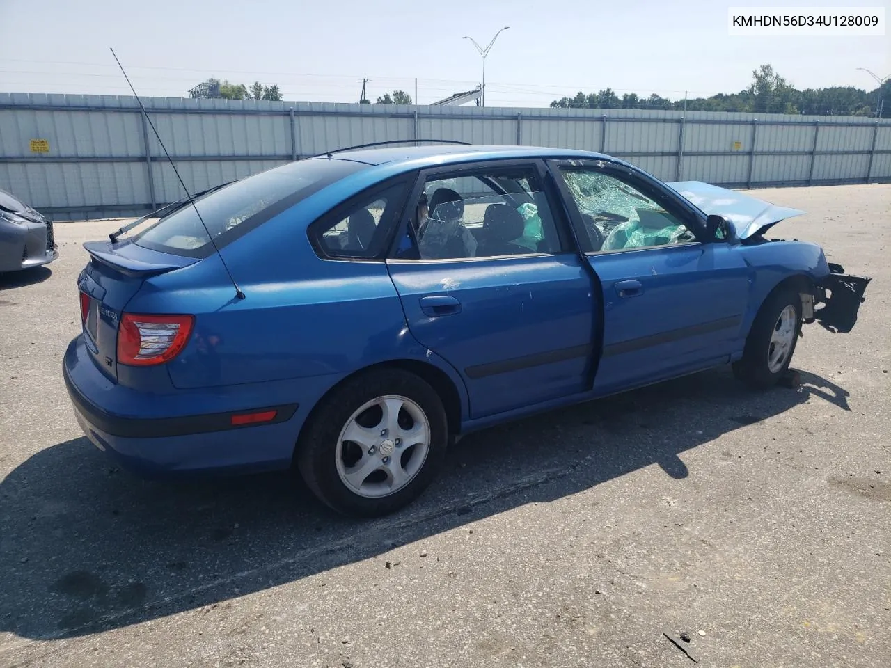 2004 Hyundai Elantra Gls VIN: KMHDN56D34U128009 Lot: 71038594