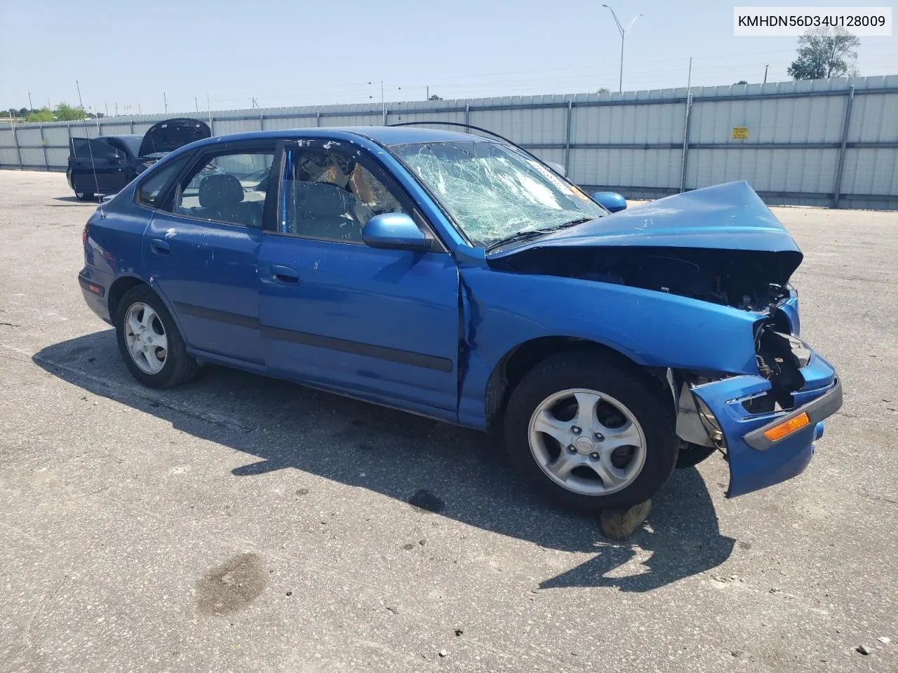 2004 Hyundai Elantra Gls VIN: KMHDN56D34U128009 Lot: 71038594