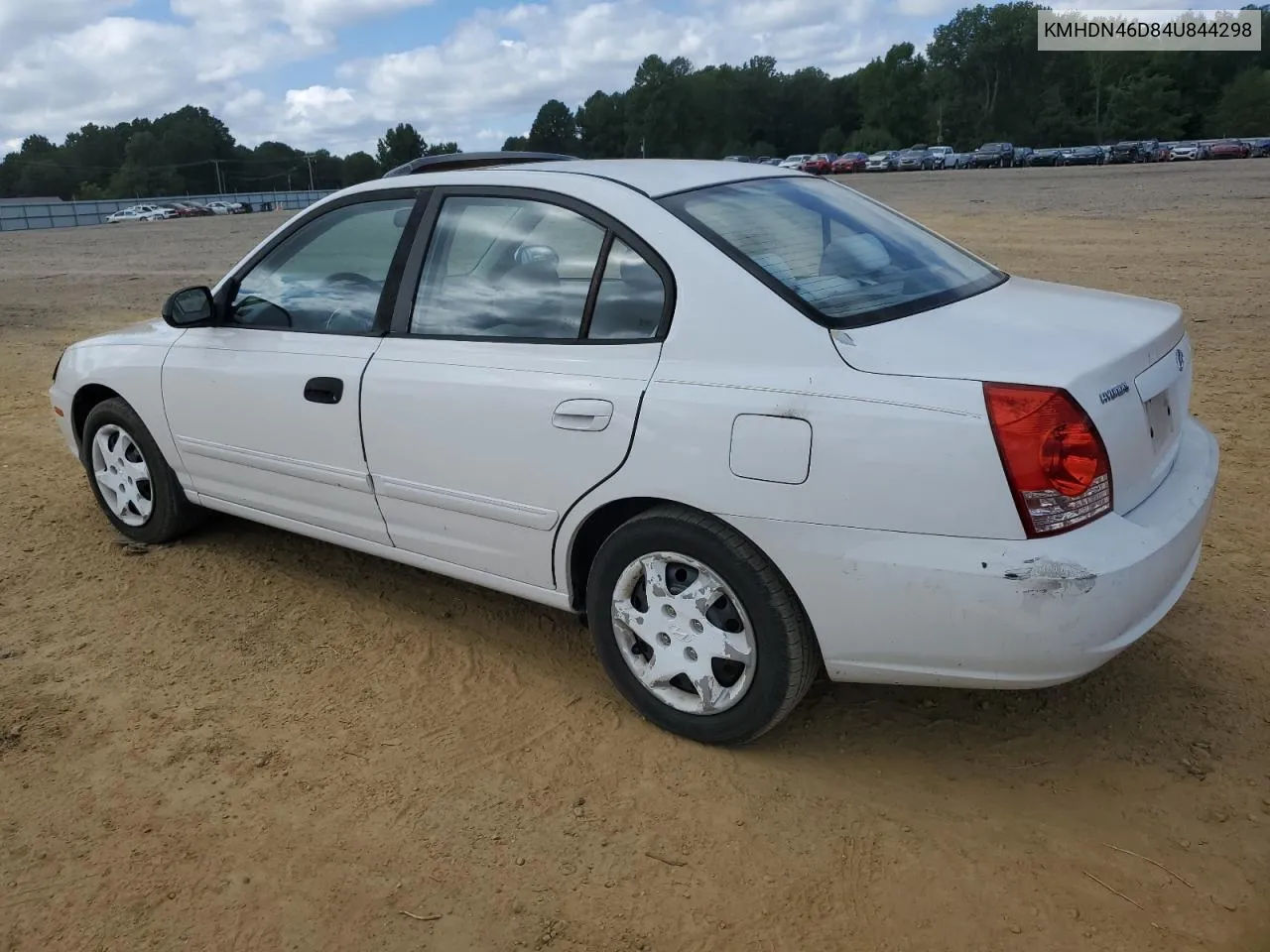 2004 Hyundai Elantra Gls VIN: KMHDN46D84U844298 Lot: 72906334