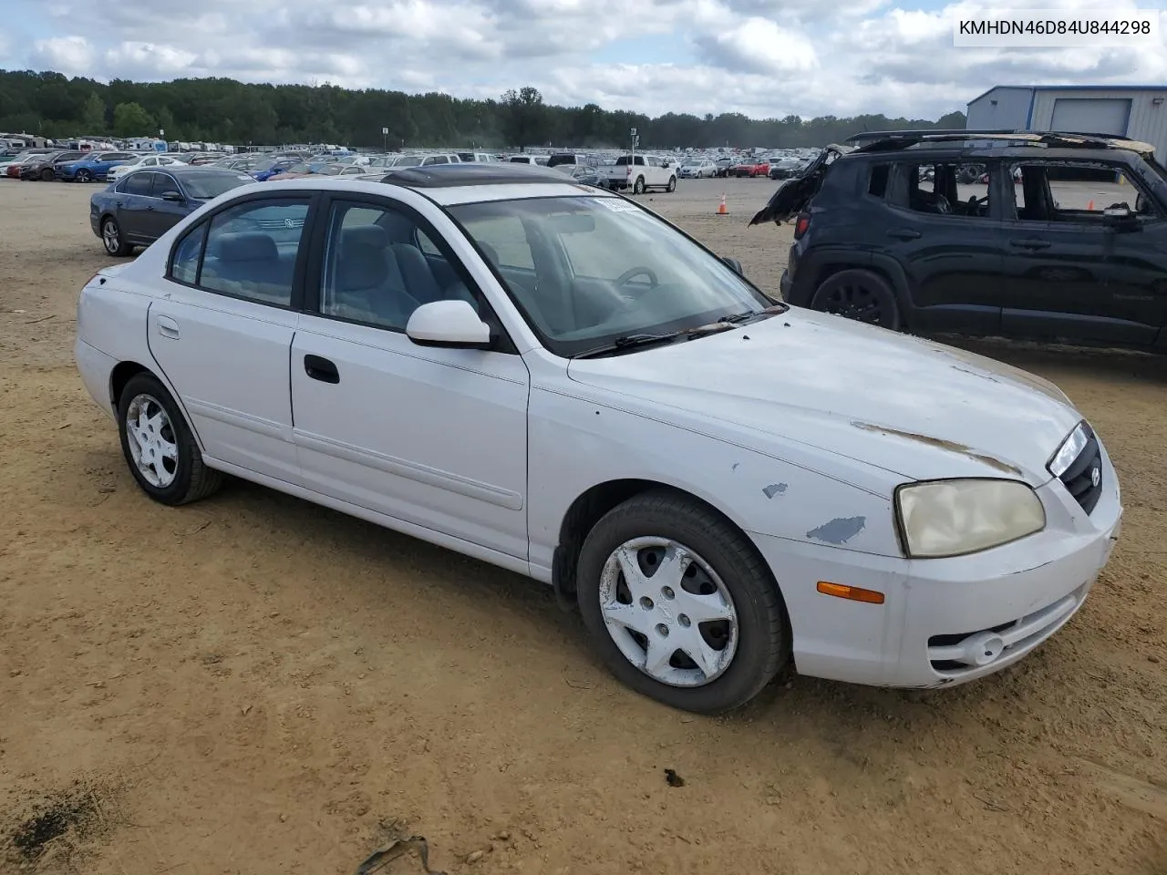 2004 Hyundai Elantra Gls VIN: KMHDN46D84U844298 Lot: 72906334