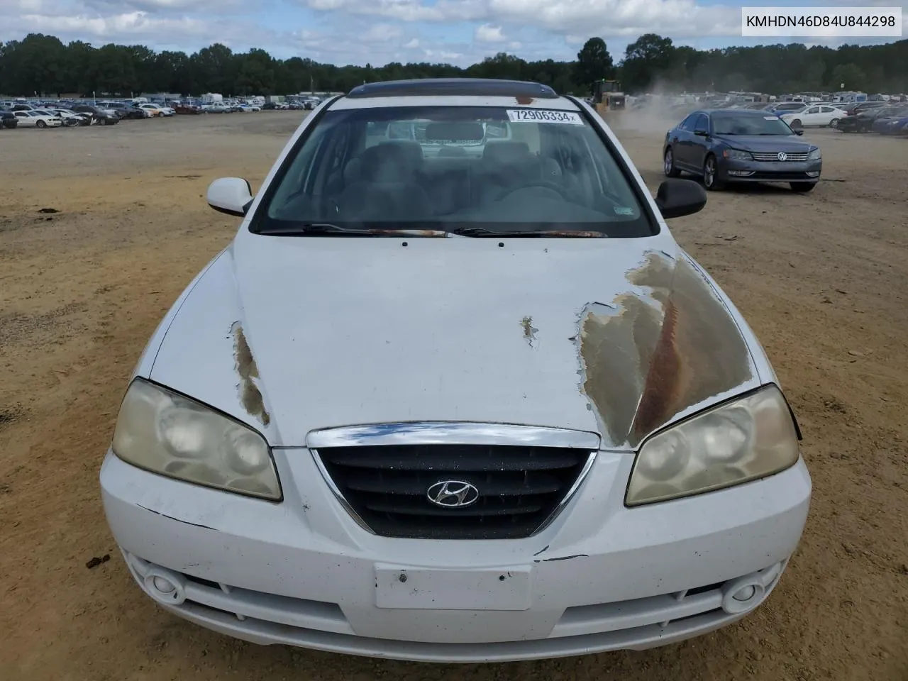 2004 Hyundai Elantra Gls VIN: KMHDN46D84U844298 Lot: 72906334