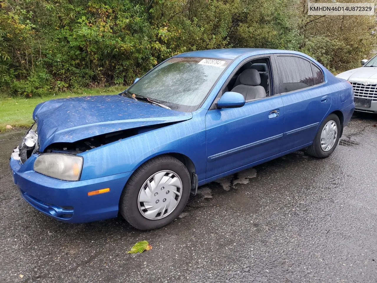 2004 Hyundai Elantra Gls VIN: KMHDN46D14U872329 Lot: 75028784