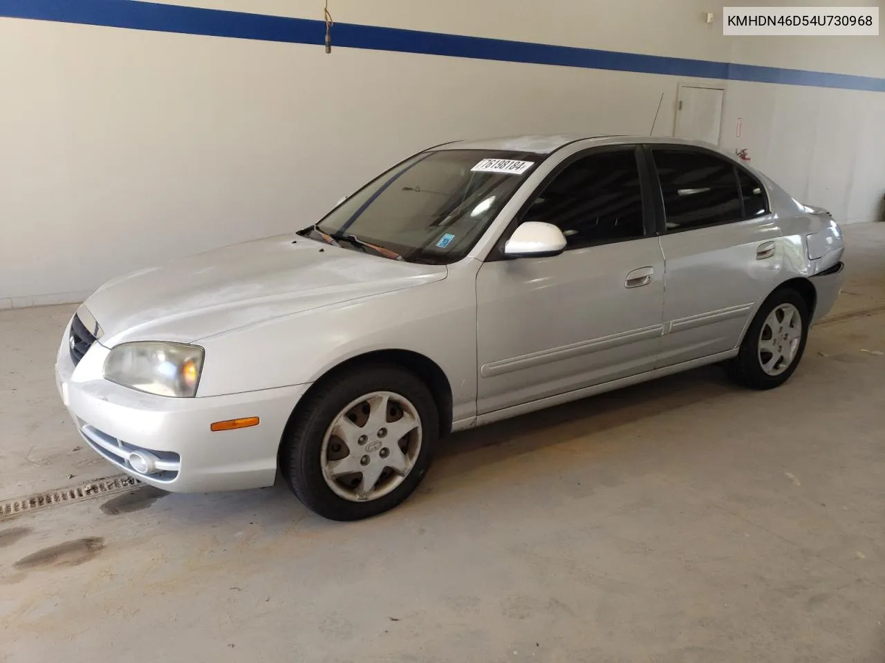 2004 Hyundai Elantra Gls VIN: KMHDN46D54U730968 Lot: 76198184