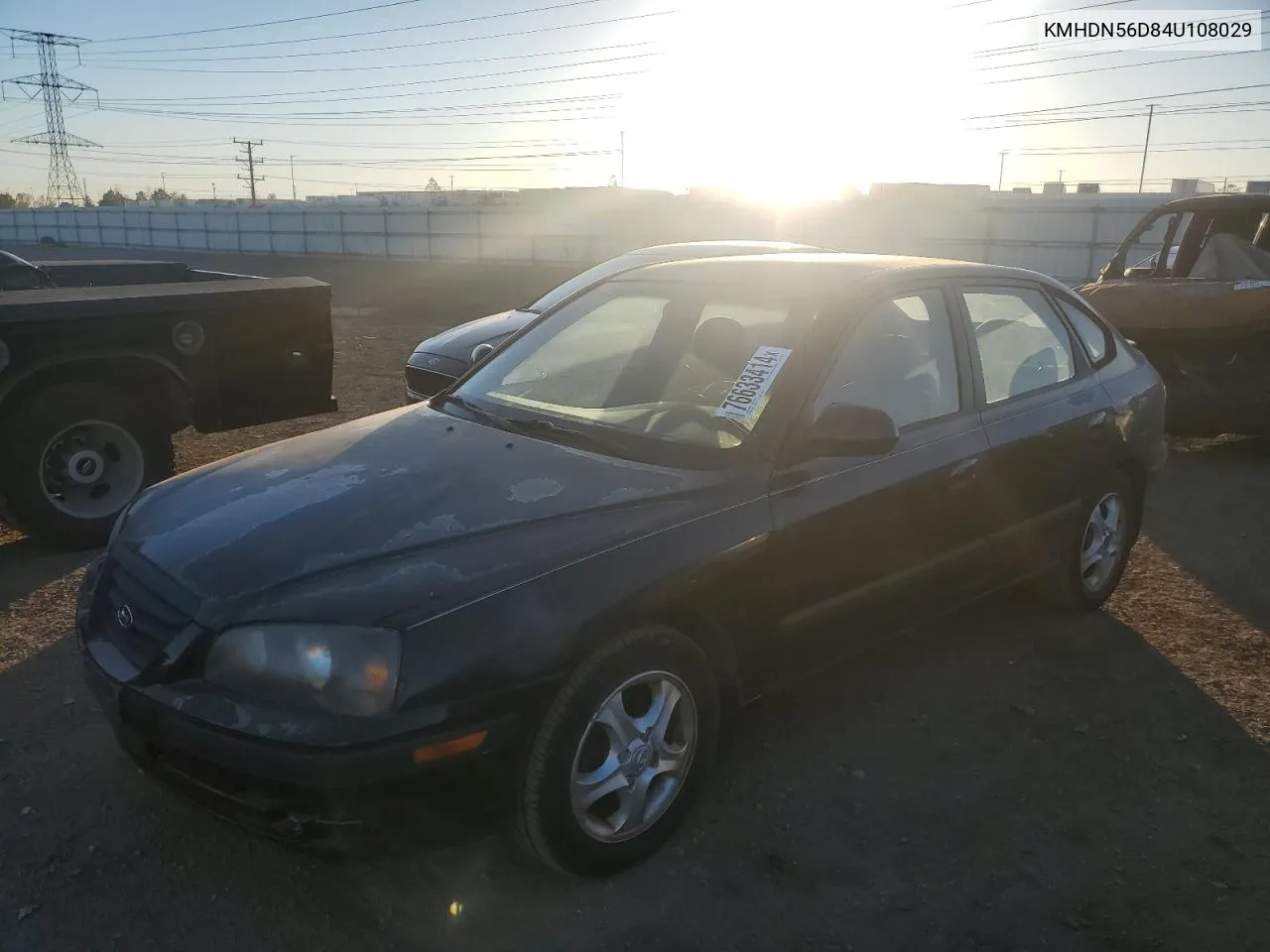 2004 Hyundai Elantra Gls VIN: KMHDN56D84U108029 Lot: 76633414