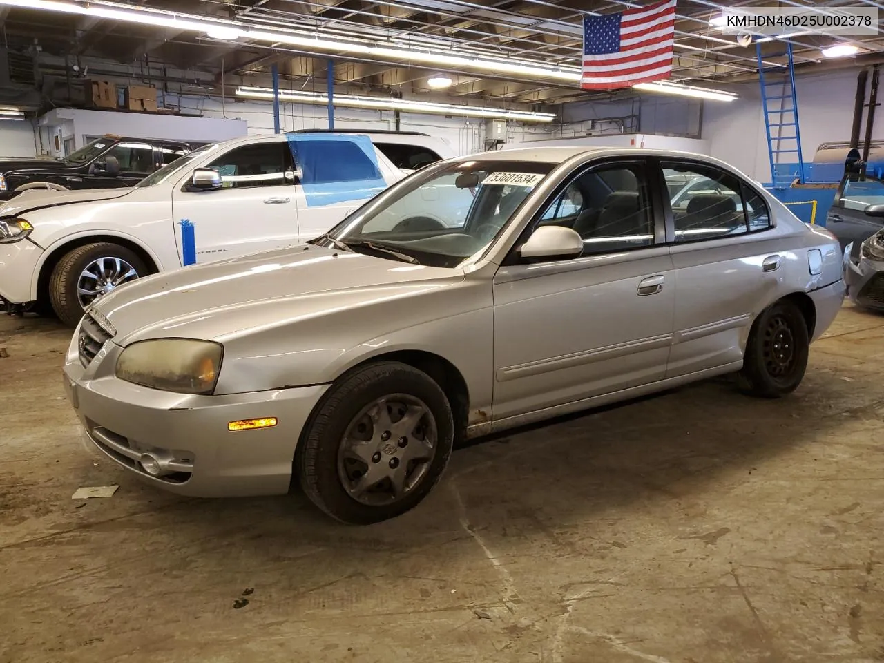 2005 Hyundai Elantra Gls VIN: KMHDN46D25U002378 Lot: 53601534