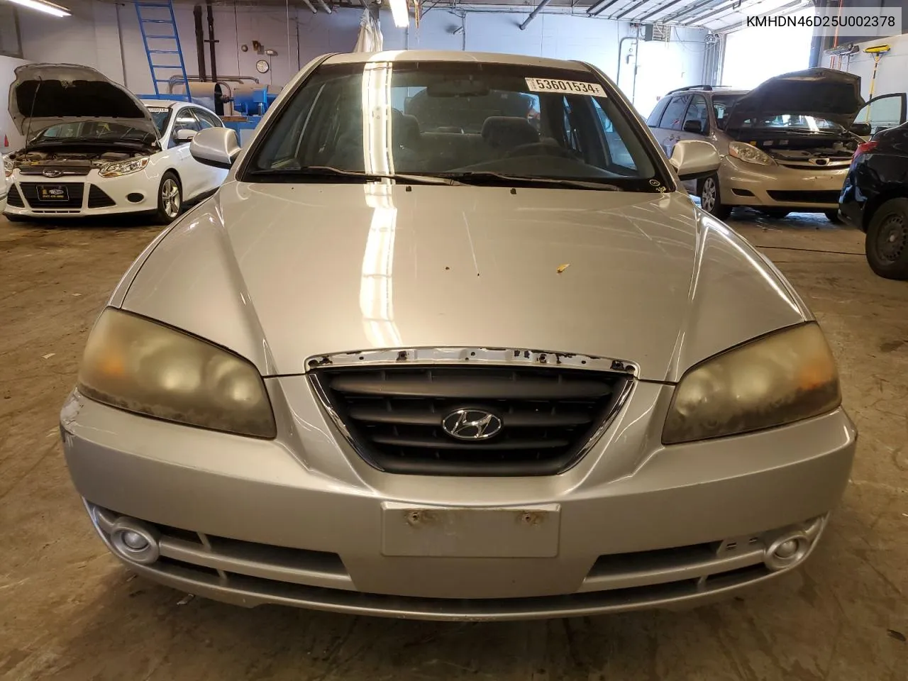 2005 Hyundai Elantra Gls VIN: KMHDN46D25U002378 Lot: 53601534