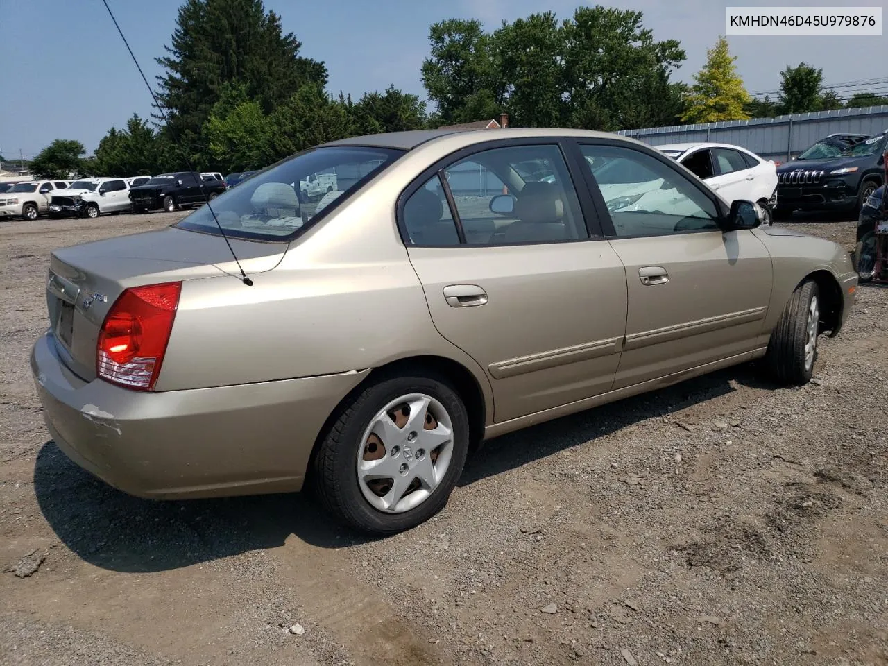 KMHDN46D45U979876 2005 Hyundai Elantra Gls