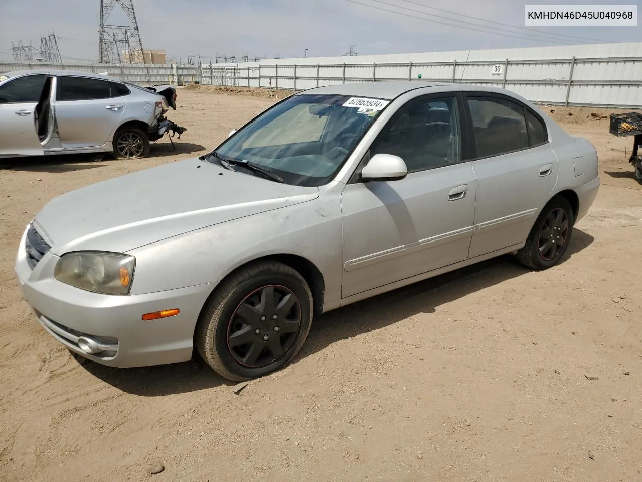 2005 Hyundai Elantra Gls VIN: KMHDN46D45U040968 Lot: 62865934