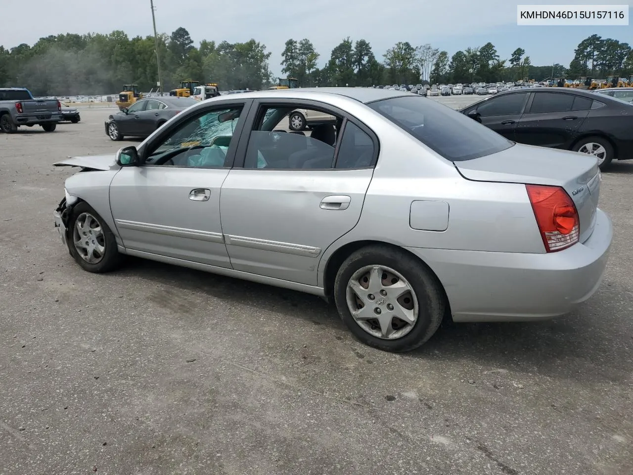 2005 Hyundai Elantra Gls VIN: KMHDN46D15U157116 Lot: 68161604