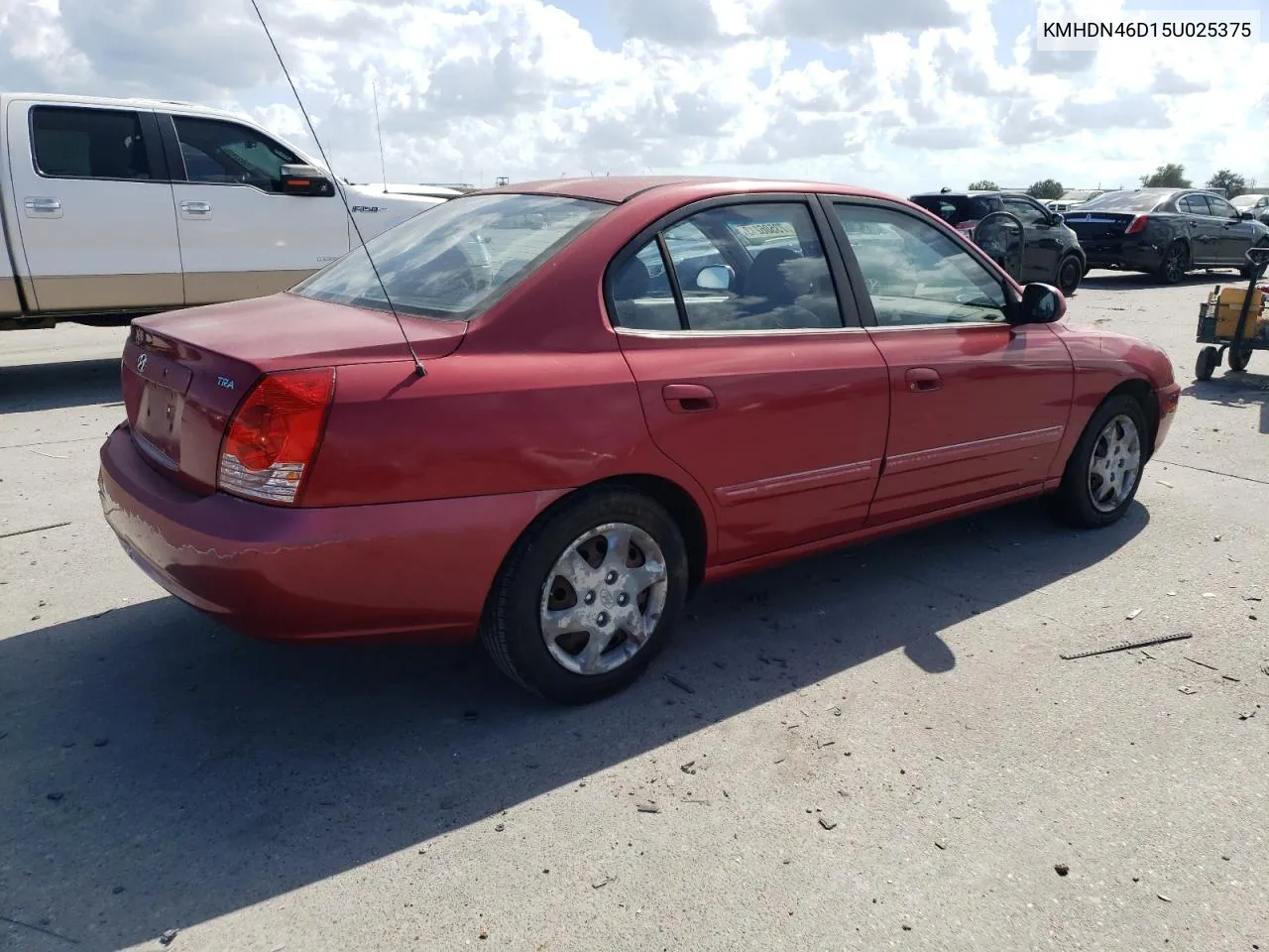 2005 Hyundai Elantra Gls VIN: KMHDN46D15U025375 Lot: 68259204