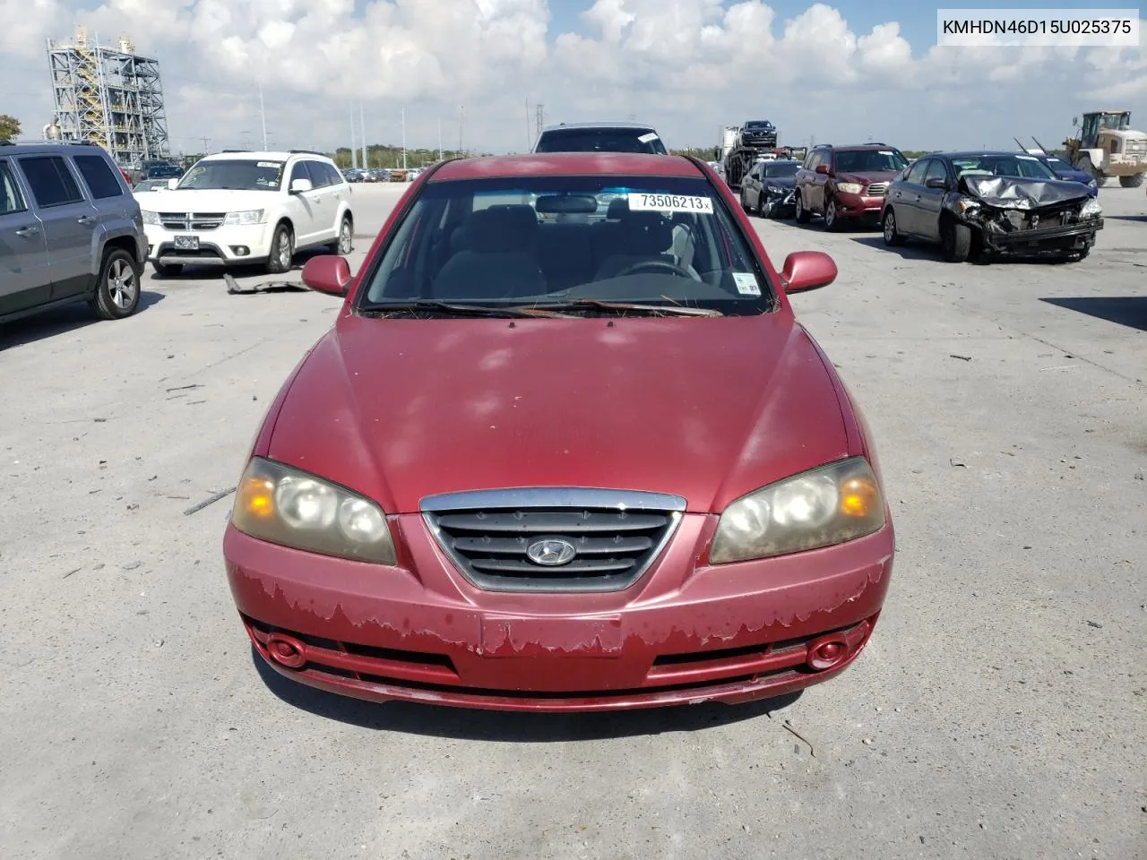 2005 Hyundai Elantra Gls VIN: KMHDN46D15U025375 Lot: 68259204