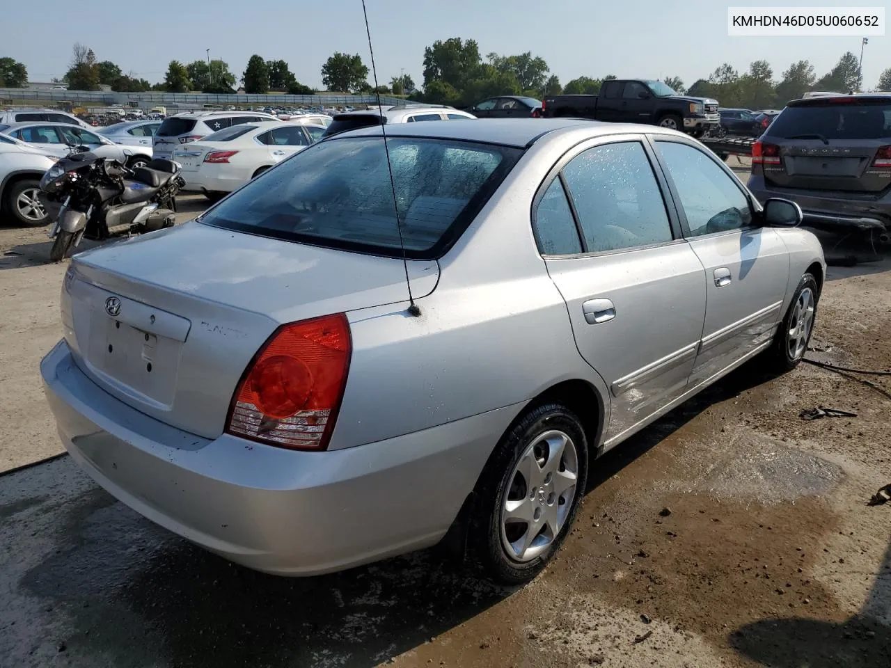 2005 Hyundai Elantra Gls VIN: KMHDN46D05U060652 Lot: 69214964